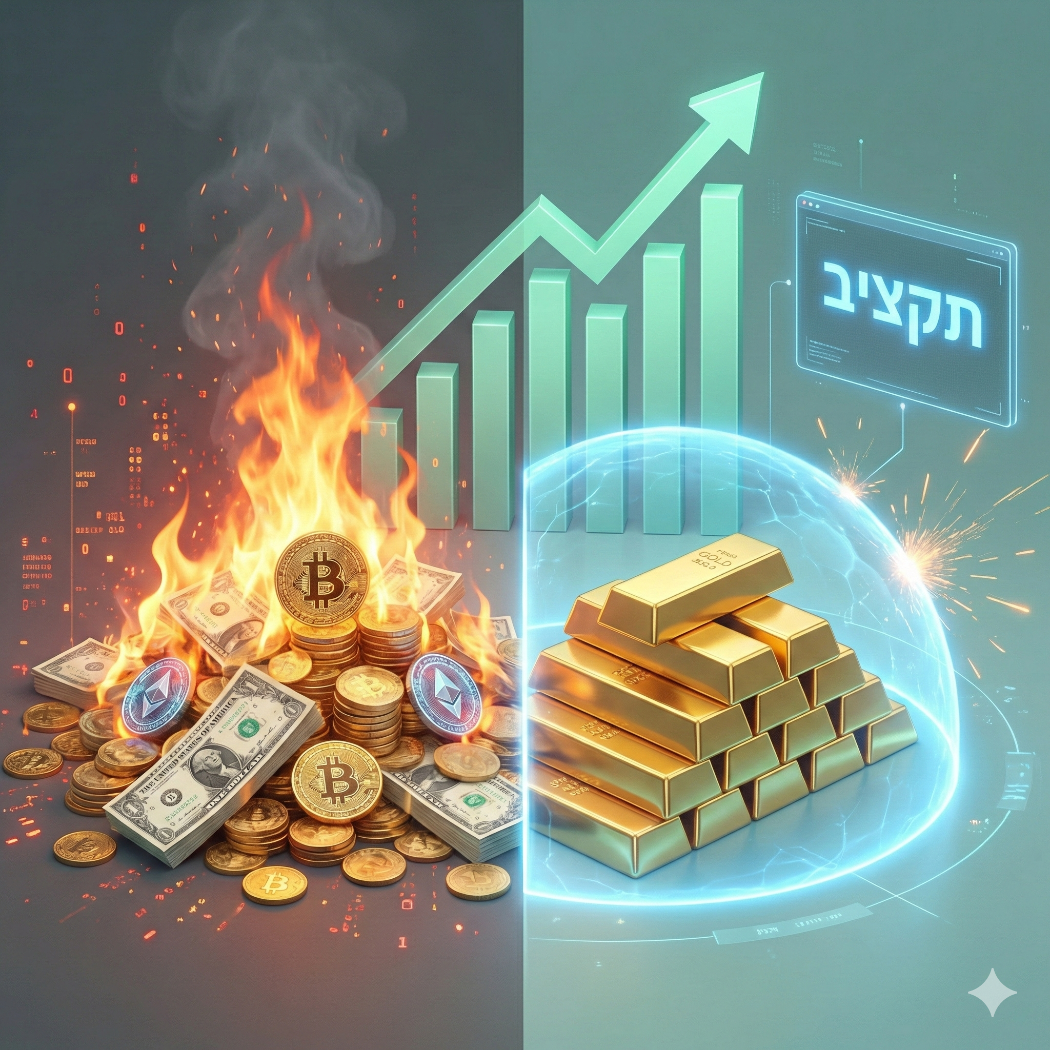 השוואה ויזואלית בין עלויות בינה מלאכותית פרוע לפתרון מאובטח