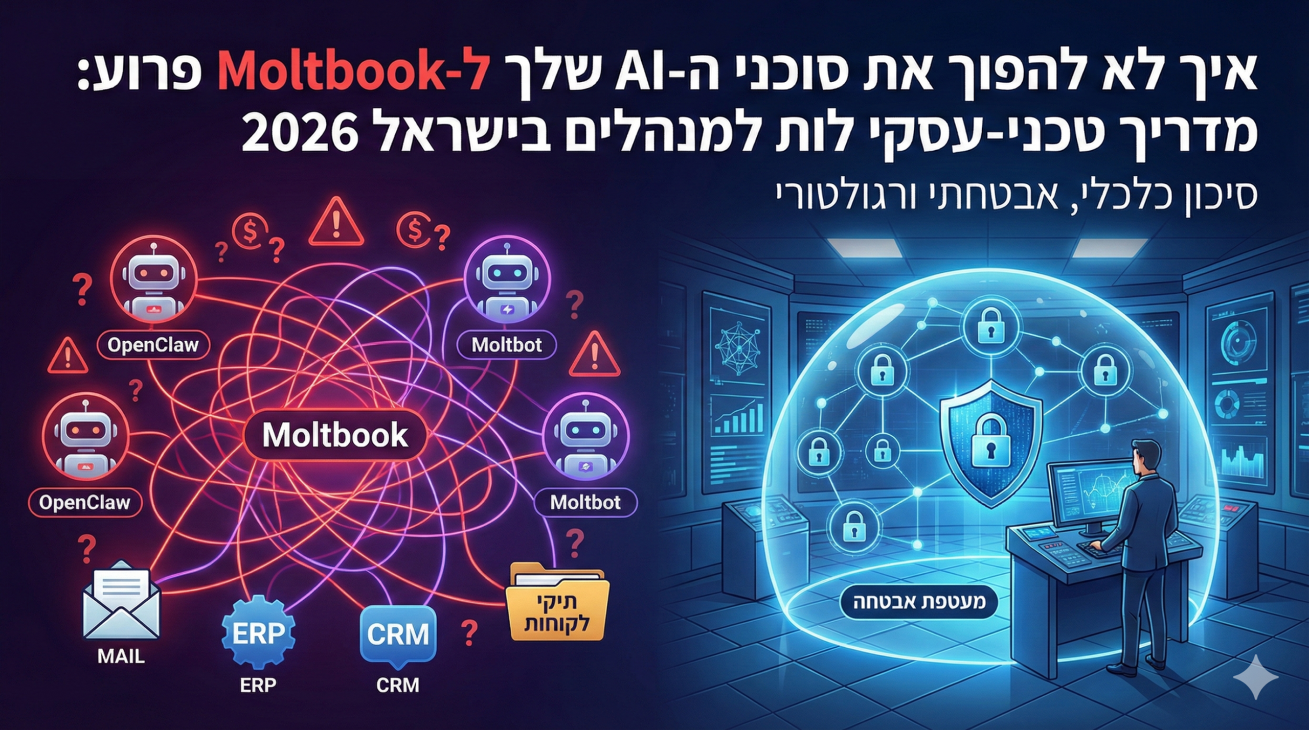 סוכני AI ללא שליטה? המדריך למניעת Moltbook בארגון | Doctor AI